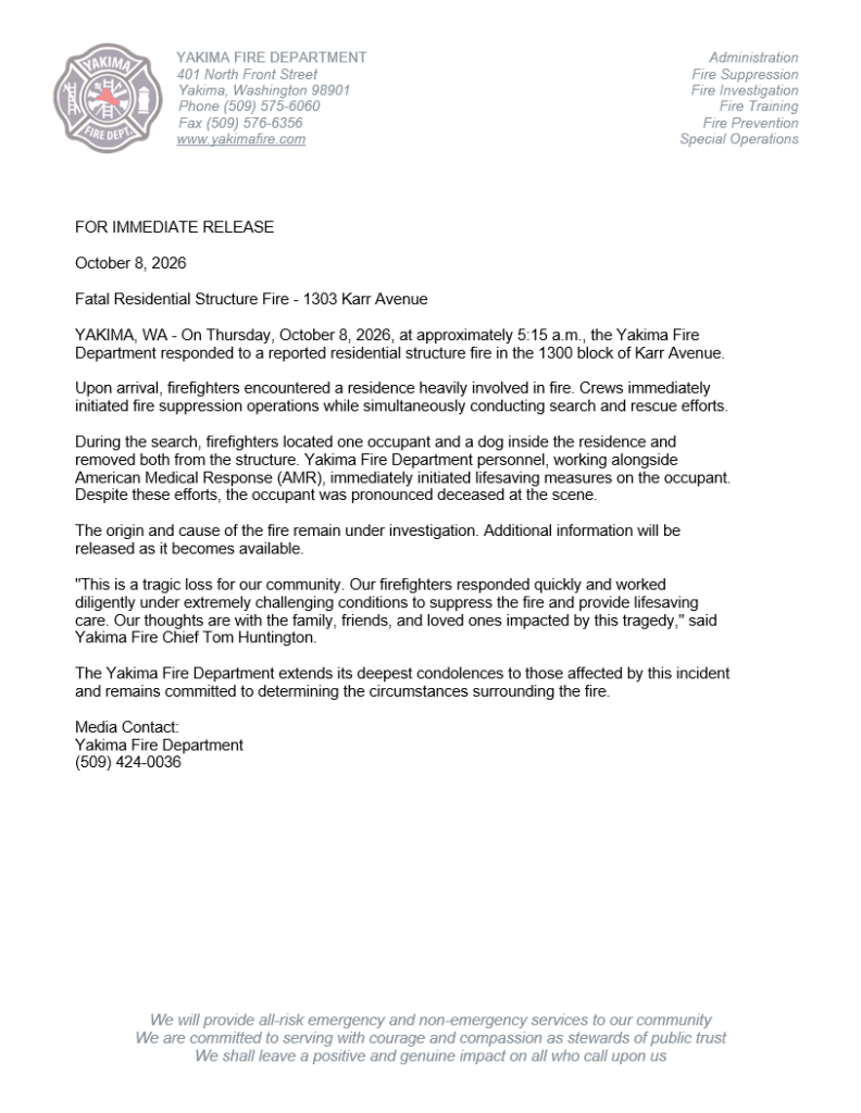 media release letter