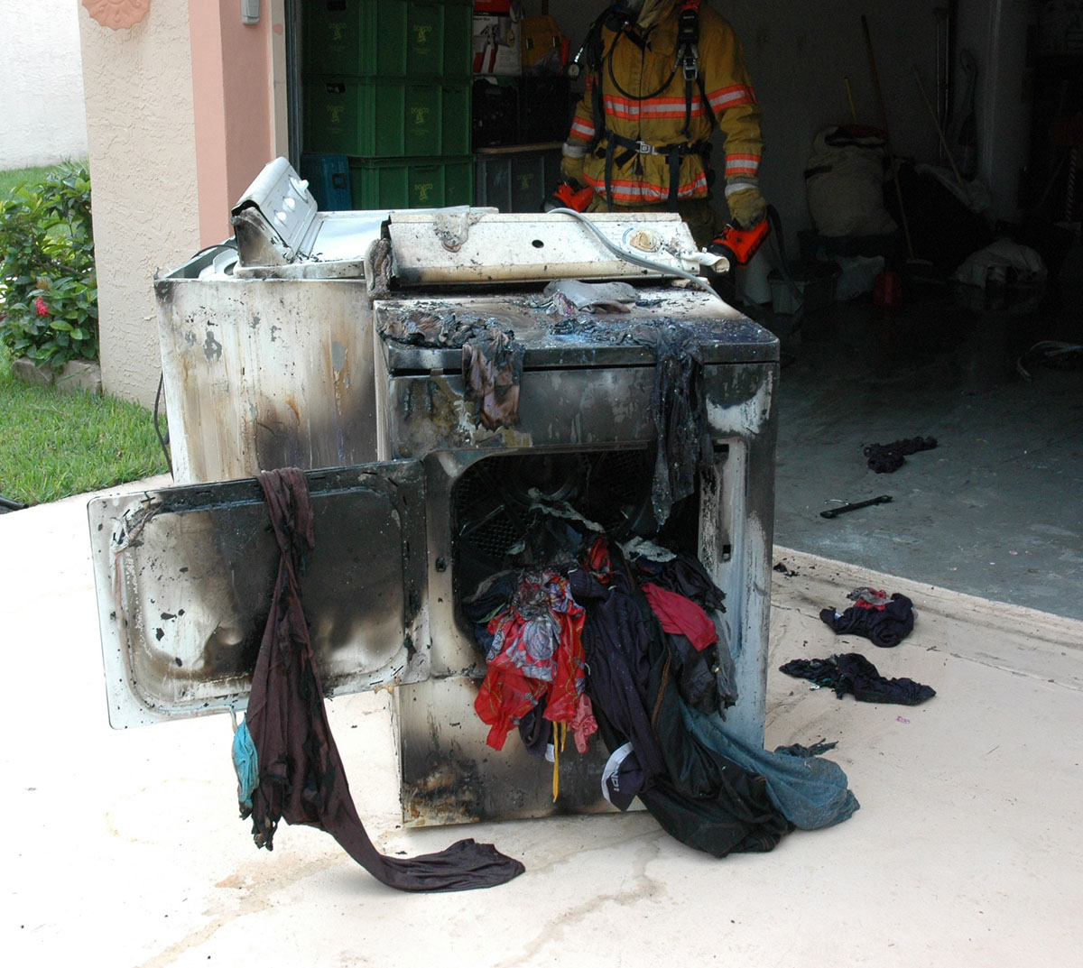 The danger of not cleaning a dryer's lint trap is real, and it can