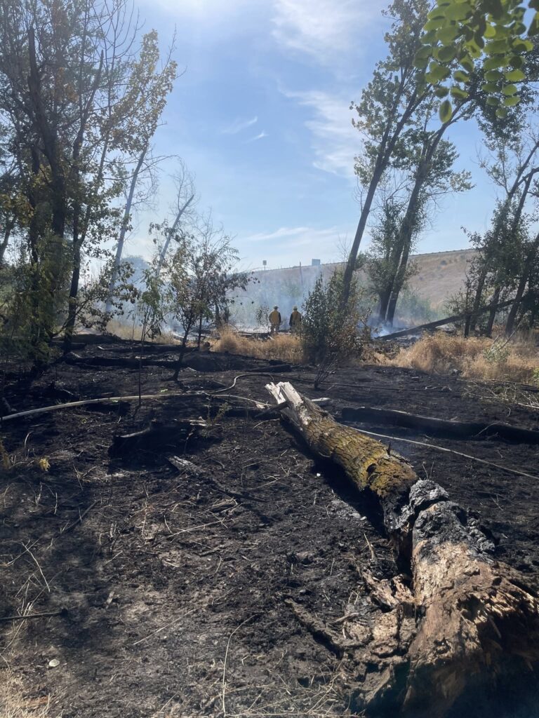 Image of aftermath of fire.